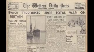 When Jewish Terrorists Urged Total WAR ON BRITAIN