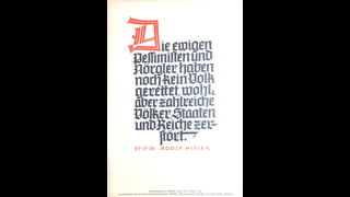 The eternal pessimists and complainers have never rescued a people, but they have ruined numerous peoples, states, and kingdoms. Adolf Hitler on 21 March 1934.â€ (7 - 13 April 1940)