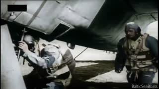 Rare WW2 footage Luftwaffe attack and defend epic sound