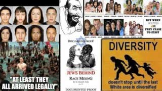 The Zionist Jews plan to create a slave race through race mixing.