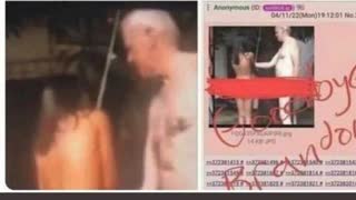 Joe Biden naked and whipping a naked, tied up underage girl