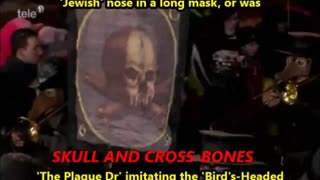 Skull and Bones (NWO) connection to Bird's Head Haggudah and Plague Doctors