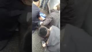 North London orthodox Jewish extremists attacking traffic warden