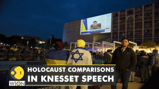 Ukraine President Zelensky makes Holocaust comparisons while addressing the Israeli parliament