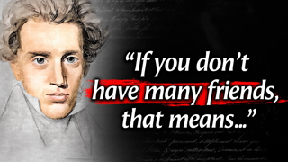 Danish theologian Soren Kierkegaard