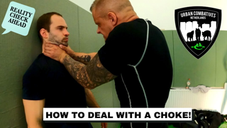 HOW TO DEAL WITH A CHOKE! (Commercial Krav Maga will not like this!)