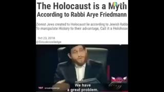 Rabbi Arye Friedmann . L' Olocausto Ã¨ UN MITO !!!!