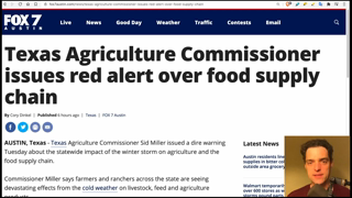 RED ALERT: Food Supply Chain Shutting Down as Blackouts Spread - Grand Solar Minimum