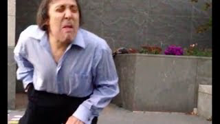 Small, Angry Man Yells at Trumpet Player in New York City