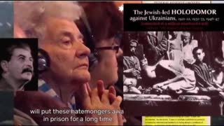 WORLD JEWISH CONGRESS CALLS FOR ANTISEMITISM LAWS & ANOTHER HOLODOMOR