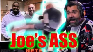 Joe Rogan Can Fit Inside Kanye - Joe Shows Butt Line While Kickboxing