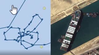 Confirmed! Ever Given Draws Huge Penis Before Ramming Itself Up the Suez!