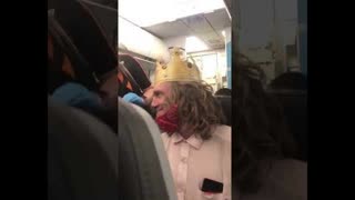 Burger King Guy Says Kick That Bitch Off The Plane!