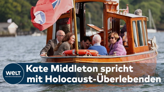 KATE MIDDLETON: Treffen mit Holocaust-Ãœberlebenden und Aktivtag bei Flugkadetten I WELT News