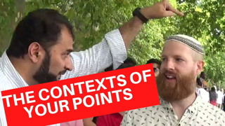 Flip flop mumbo jumbo Contexts Of Zionist Joseph's Claims With A Great Schooling! @Adnan Rashid | Speakers Corner