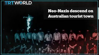 Australian Neo-Nazi group causes panic in tourist town