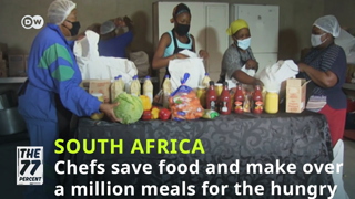 South Africa feeds 'COVID hungry' with waste food