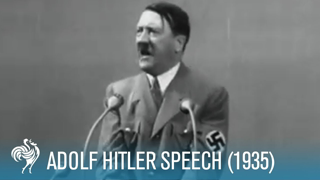 Adolf Hitler: Speech at Krupp Factory in Germany (1935) | British PathÃ©