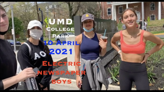 UMD, College Park. 10 April 2021: Electric Newspaper Boys