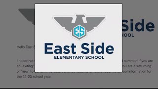 Parents outraged after elementary school's logo appears to resemble Nazi eagle symbol