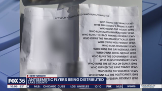 Florida deputies investigating anti-Semitic flyers left in neighborhoods