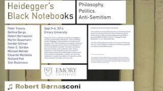 â€œEisenmenger the Third? Heidegger's Antisemitism in Broad Historical â€ by Robert Bernasconi, 2014