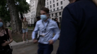 BBC journalist Nicholas Watt chased through streets by anti-lockdown protesters