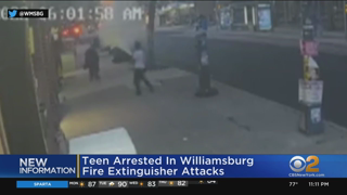 14-year-old arrested in Williamsburg fire extinguisher attacks