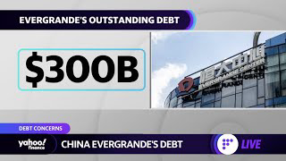 China Evergrande's $300 billion debt causes concerns about a potential collapse