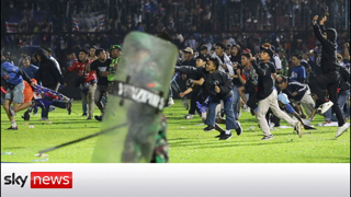 At least 125 killed after riot at football match in indonesia