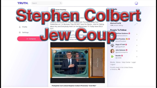 Stephen Colbert on Truth Social Being Accused of Being a Pedophile