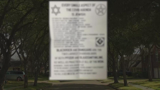 Jan 2022, Police investigating after anti-Semitic flyers found in Missouri City neighborhood