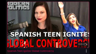 Spanish teen fascist girl Isabel Peralta ignites global controversy. (Modern Politics, 2021 03 02)