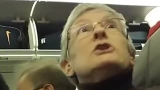 Libtard thrown off the plane for harassing a Trump supporter.