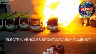 ELECTRIC VEHICLES SPONTANEOUSLY COMBUST! ~ COMPILATION ~ BONUS ENDING!