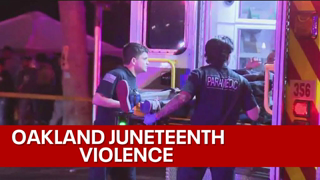 Oakland Juneteenth celebrations erupt in violence