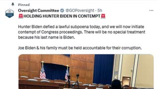 ? BREAKING: Hunter Biden CRASHES Congress! Republicans RAGE! GOP Furious As Biden RUNS From Hearing