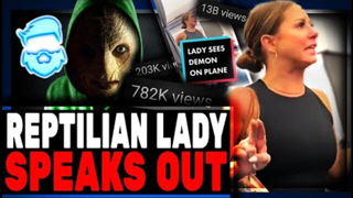 Reptilian Airplane Lady SPEAKS OUT In Exclusive Interview...Destroys Dreams