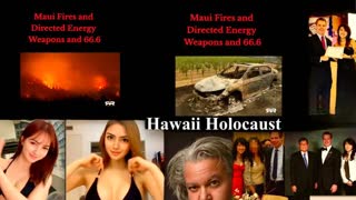 Maui Fire Directed Energy Weapon 666 Frequency Hawaii Holocaust Ignored By ADL Controlled News Media