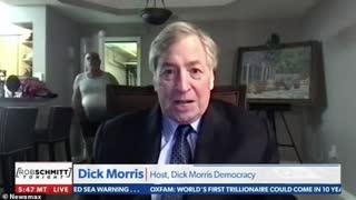 MAN IN UNDERWEAR CASUALLY CRASHES CLINTON ADVISOR DICK MORRIS' NEWSMAX INTERVIEW ON IOWA RESULTS