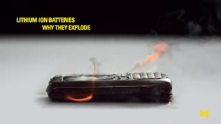 Lithium Ion Batteries:  Why They Explode