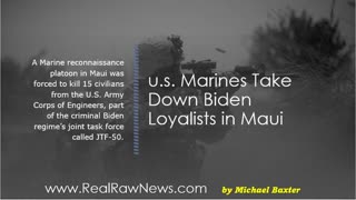 u.s. Marines Take Down Biden Loyalists in Maui