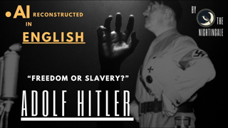 ADOLF HITLER FULL SPEECH IN ENGLISH ☈ [AI RECONSTRUCTED AUDIO] FREEDOM OR SLAVERY [NO MUSIC]