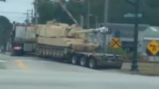 Train Crashes Into Military Tank In South Carolina (9-12-2024)