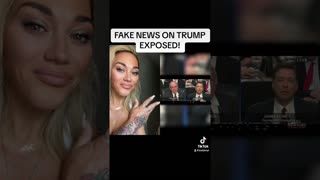 THE MAINSTREAM MEDIA GETS CAUGHT FAKING NEWS ON TRUMP!!! #trump #viral #trending #facts #news #usa