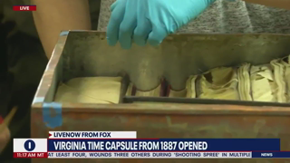 Virginia 1887 time capsule just opened: Here's what's inside | LiveNOW from FOX