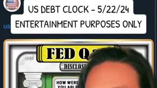 US DEBT CLOCK - HOW WERE YOU ABLE TO KEEP THE FAKE MONEY FED SCAM GOING FOR SO LONG - MAEROX