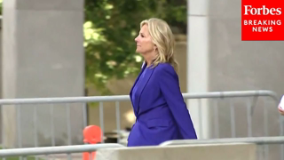 BREAKING NEWS: First Lady Dr. Jill Biden Heckled While Leaving Hunter Biden’s Federal Gun Trial