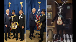 THEY AREN'T HIDING IT ANYMORE! BIDEN OPENLY BECOMES A MASTER MASON OF THE BLACK PRINCE HALL ORDER!