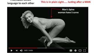 marilyn monroe was a FREAKN MAN --- This is in plain sight --- lusting after a MAN